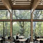 George Fox University Canyon Commons interior looking outside